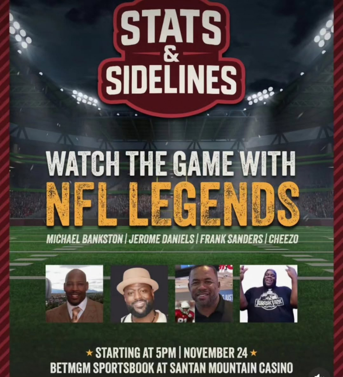 Stats and Sidelines @ Santan Mountain Casino